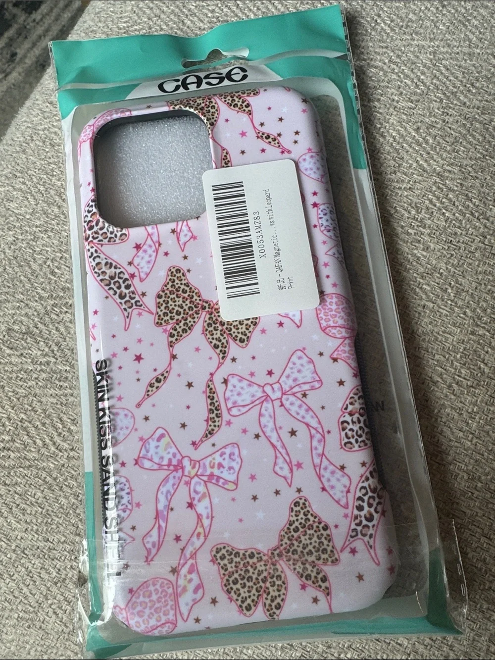 Pink Bow Pattern Phone Case for iPhone 15 ProMax